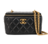 Coco Crush Vanity Case, &pound;2,200, Handbags, Black, Lambskin Leather, Front view
